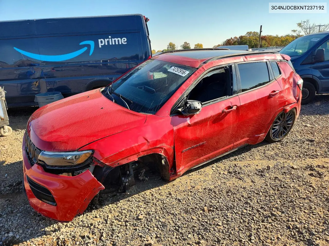 JEEP COMPASS 2022, VIN 3C4NJDCBXNT237192