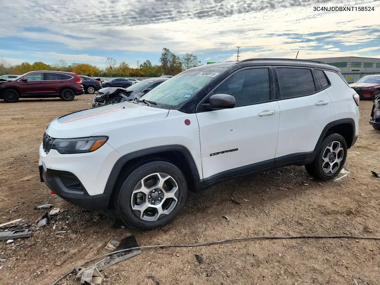 JEEP COMPASS 2022, VIN 3C4NJDDBXNT158524