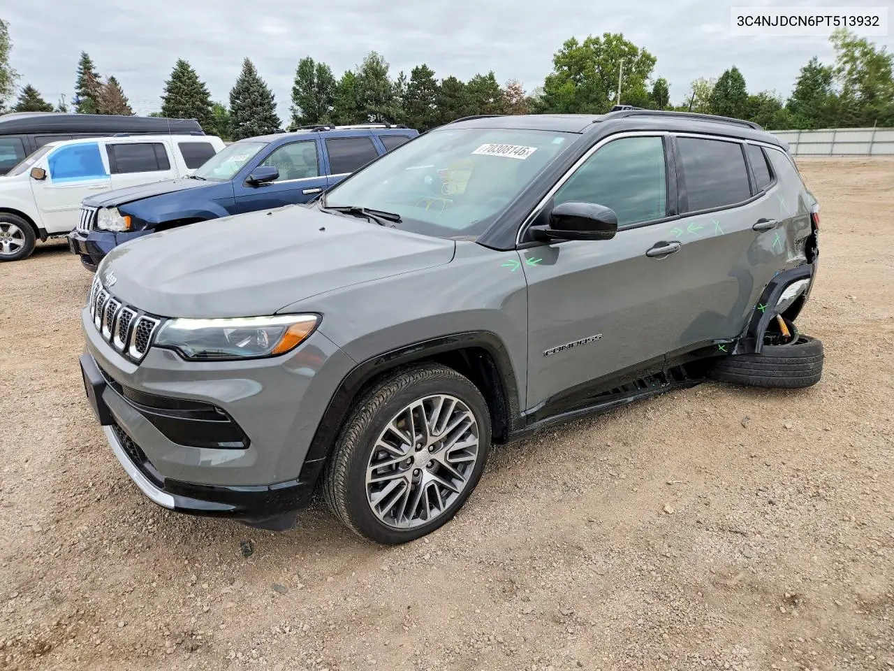 JEEP COMPASS 2023, VIN 3C4NJDCN6PT513932