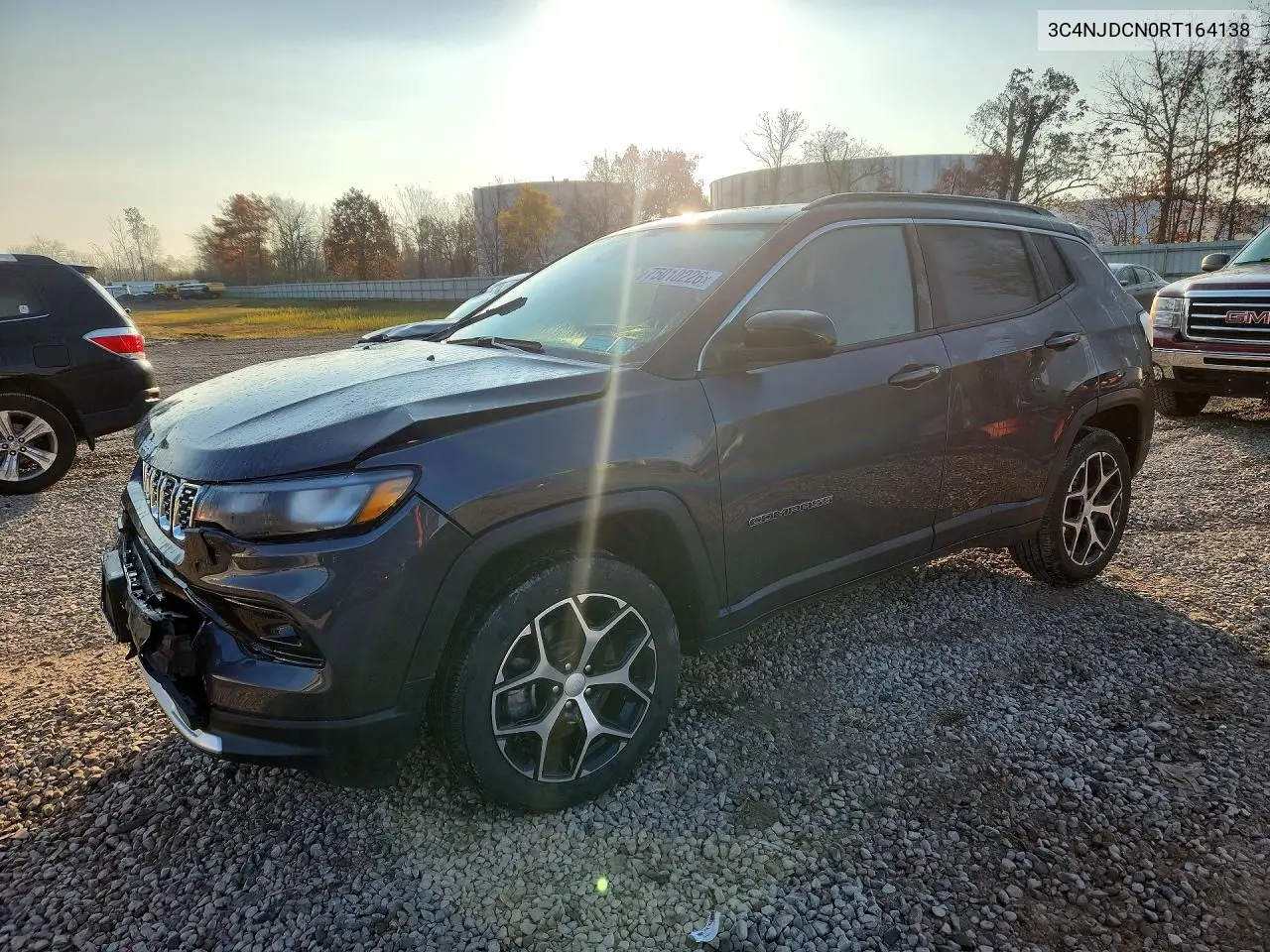 JEEP COMPASS 2024, VIN 3C4NJDCN0RT164138