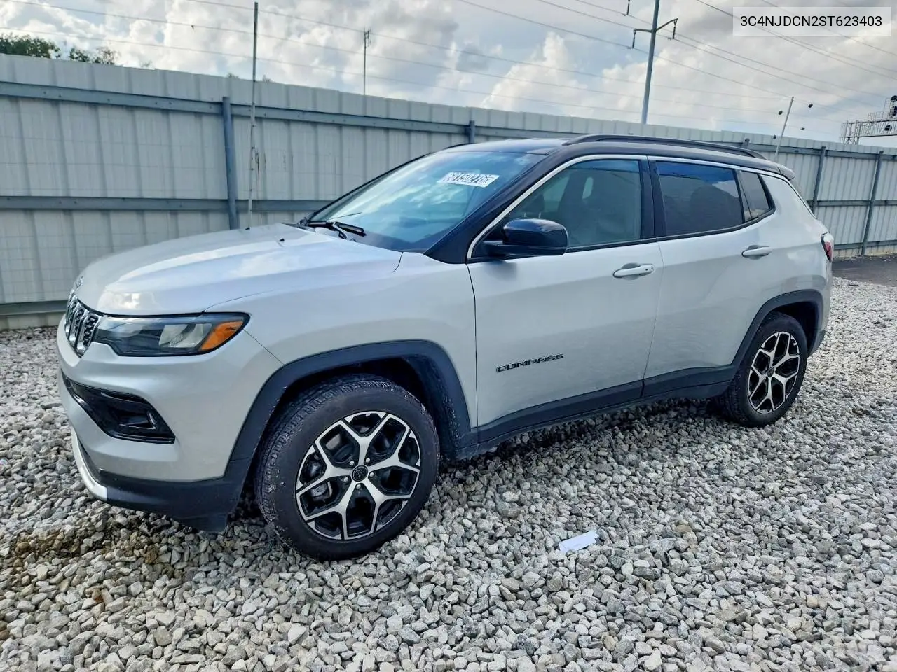 JEEP COMPASS 2025, VIN 3C4NJDCN2ST623403