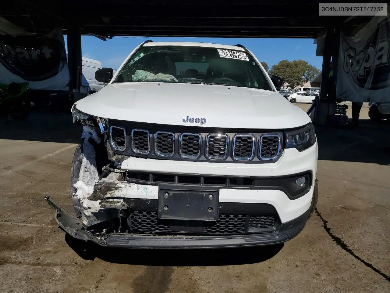 2025 JEEP COMPASS VIN 3C4NJDBN7ST547758 — фото 5