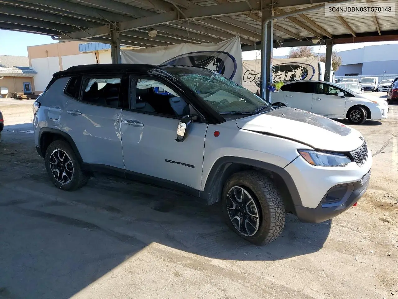 2025 JEEP COMPASS VIN 3C4NJDDN0ST570148 — фото 4