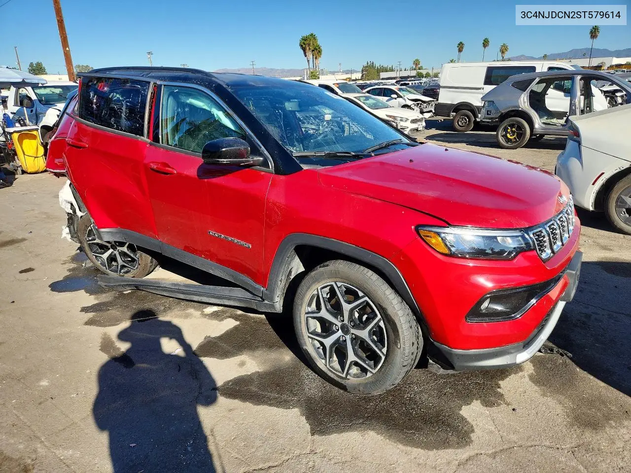 2025 JEEP COMPASS VIN 3C4NJDCN2ST579614 — фото 4