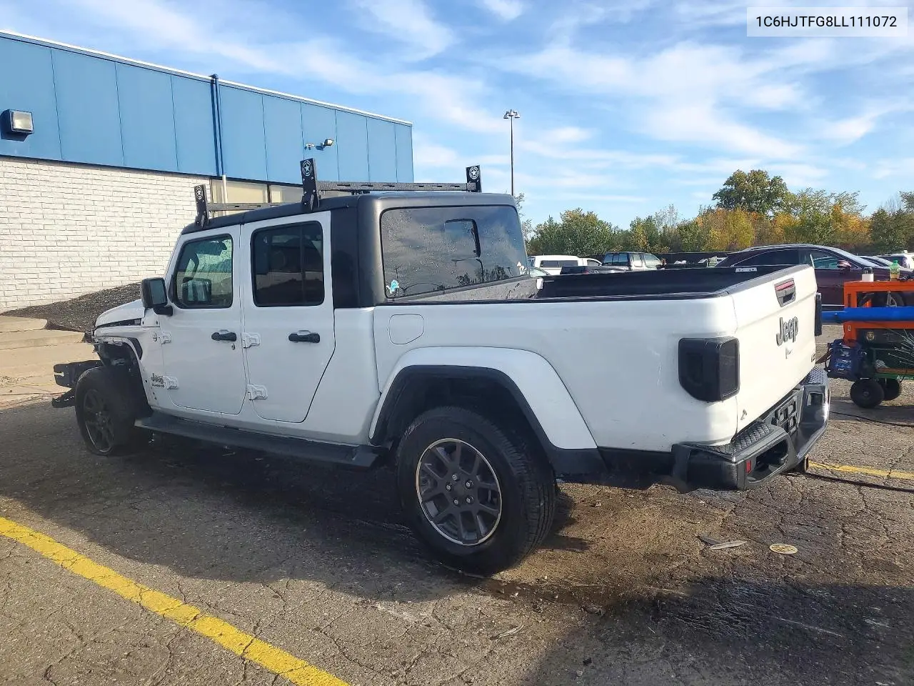 2020 JEEP GLADIATOR VIN 1C6HJTFG8LL111072 — фото 2