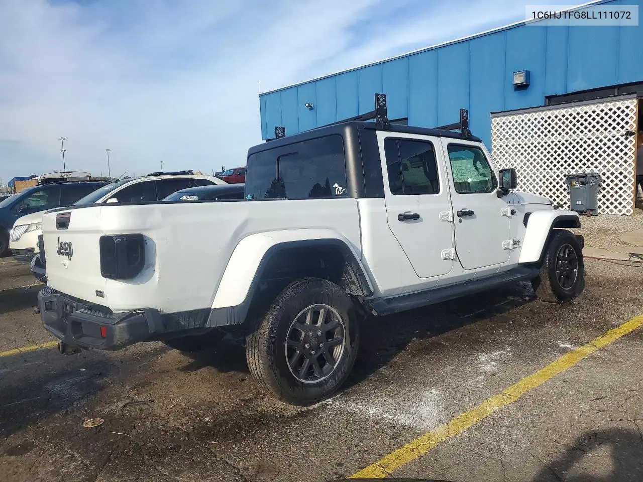 2020 JEEP GLADIATOR VIN 1C6HJTFG8LL111072 — фото 3