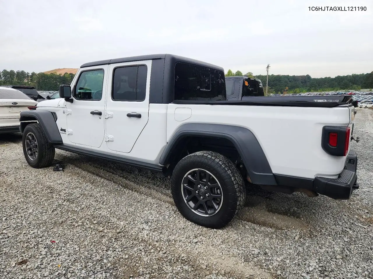 2020 JEEP GLADIATOR VIN 1C6HJTAGXLL121190 — фото 2