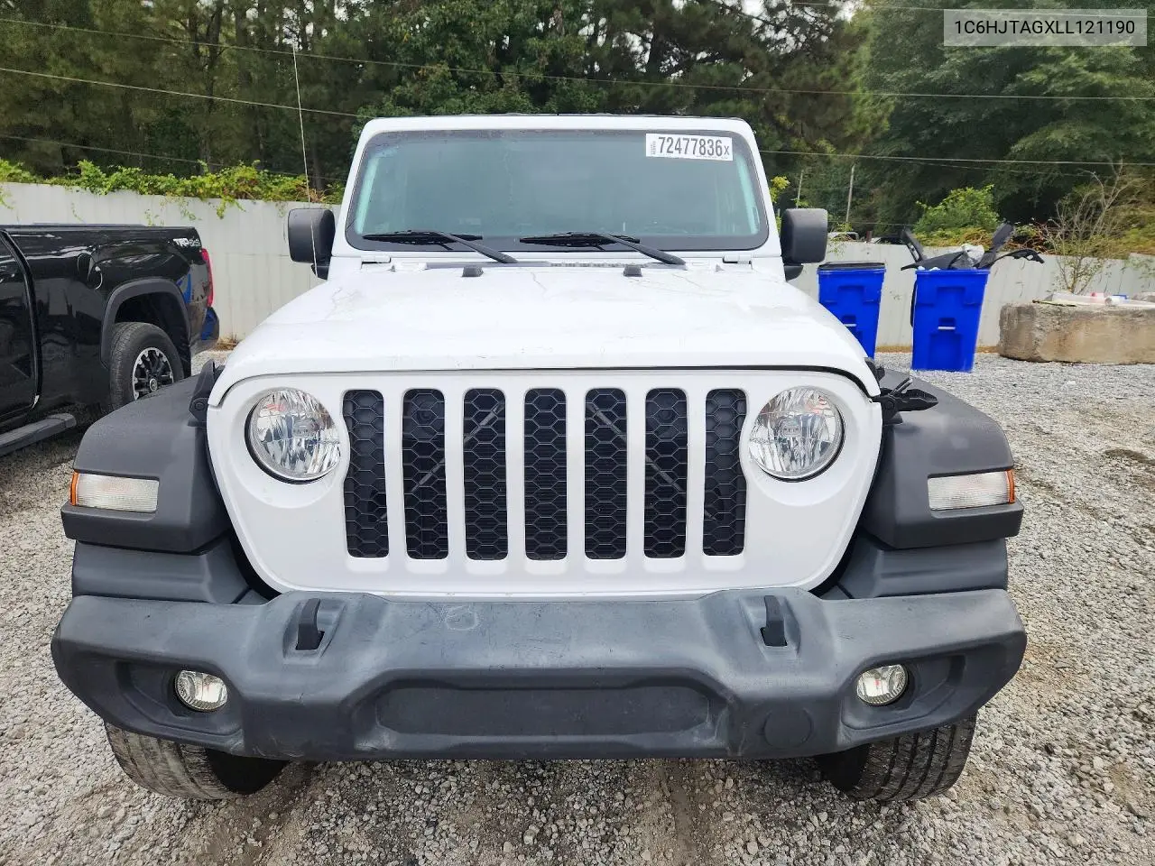2020 JEEP GLADIATOR VIN 1C6HJTAGXLL121190 — фото 5