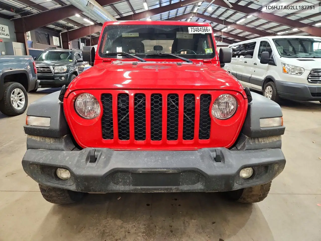 2020 JEEP GLADIATOR VIN 1C6HJTAG2LL187751 — фото 5
