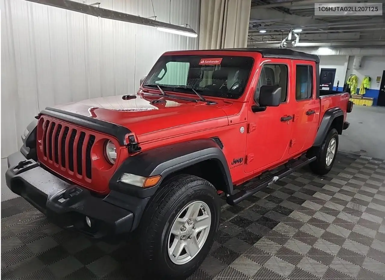 2020 JEEP GLADIATOR VIN 1C6HJTAG2LL207125 — фото 2