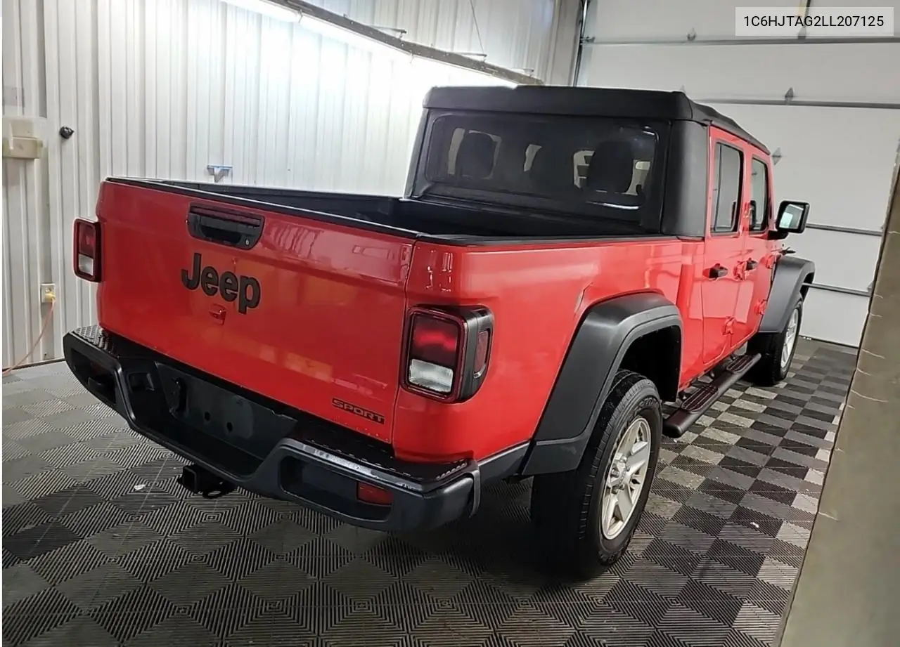 2020 JEEP GLADIATOR VIN 1C6HJTAG2LL207125 — фото 4