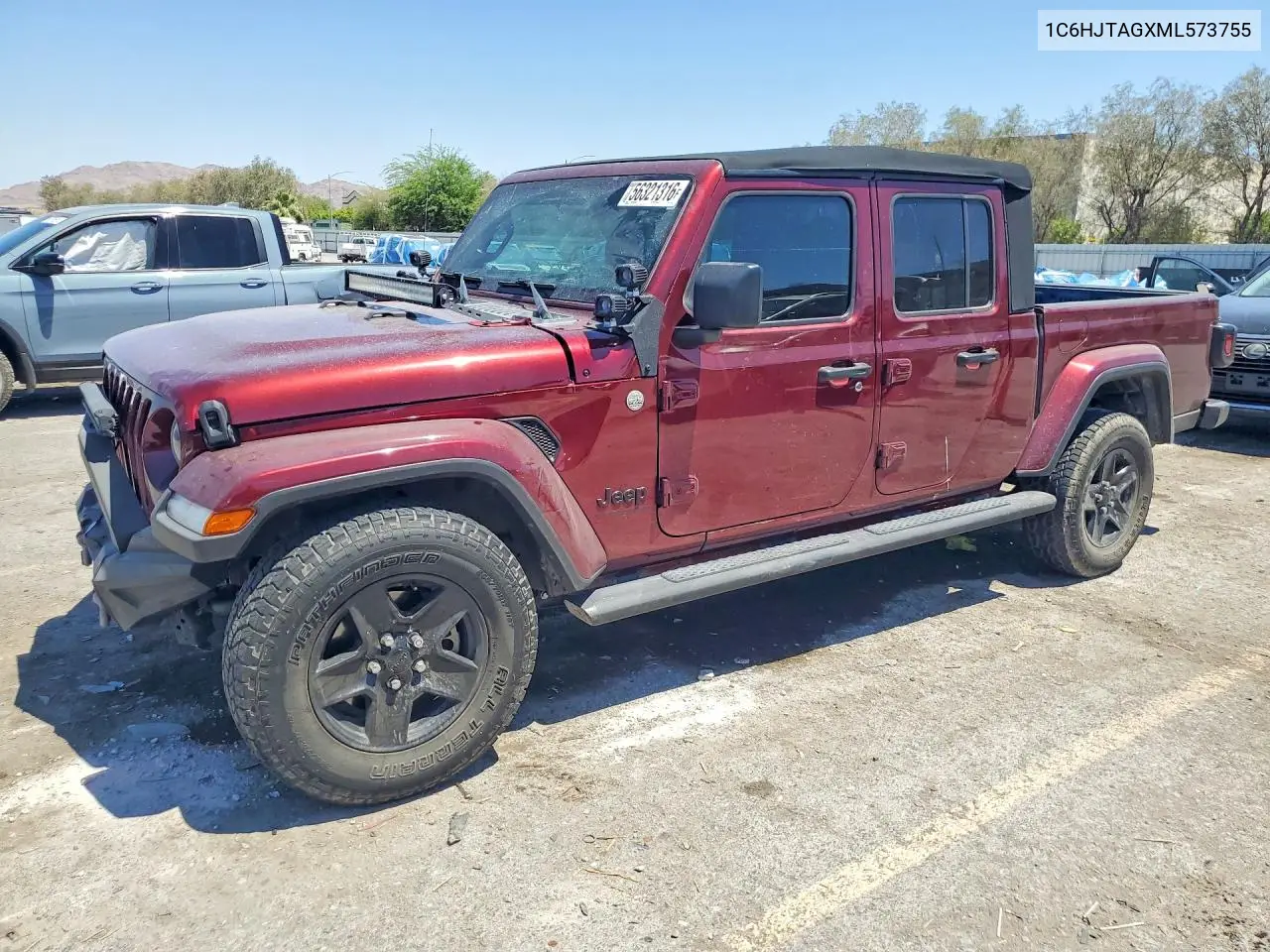 JEEP GLADIATOR 2021, VIN 1C6HJTAGXML573755