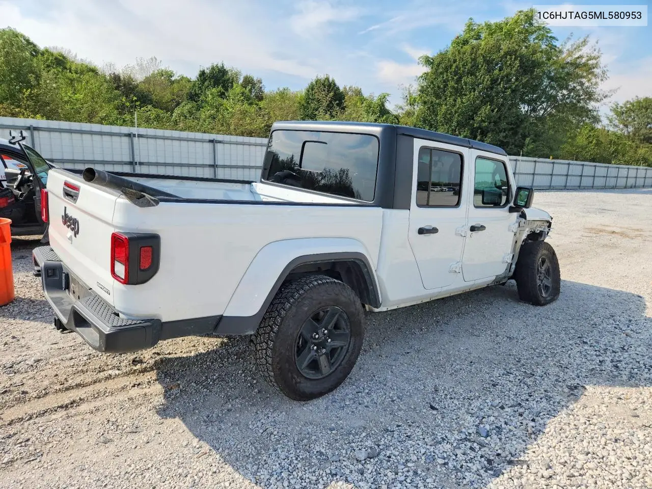 2021 JEEP GLADIATOR VIN 1C6HJTAG5ML580953 — фото 3