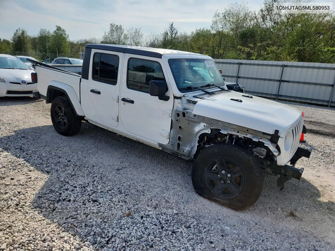 2021 JEEP GLADIATOR VIN 1C6HJTAG5ML580953 — фото 4
