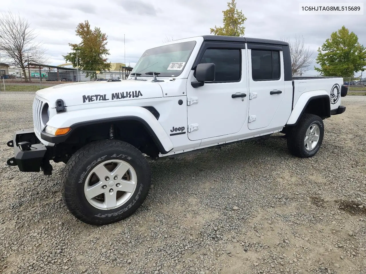 JEEP GLADIATOR 2021, VIN 1C6HJTAG8ML515689