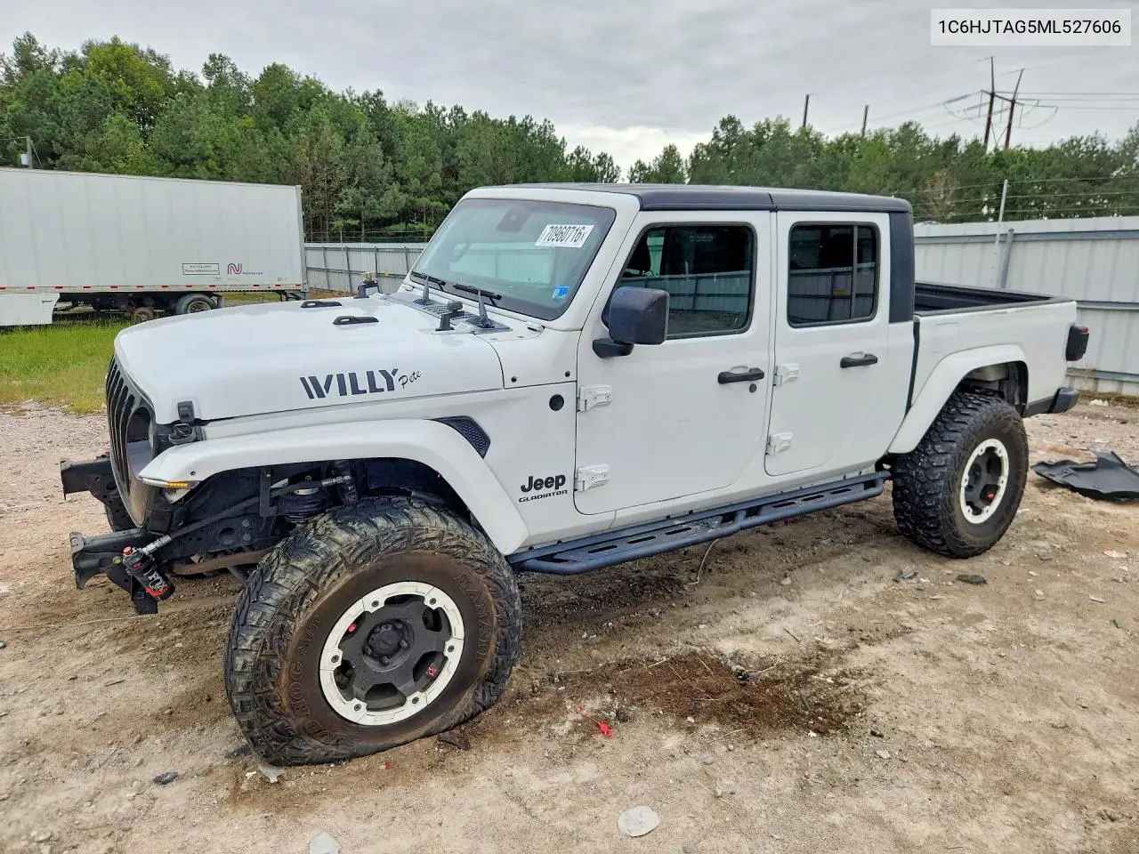 JEEP GLADIATOR 2021, VIN 1C6HJTAG5ML527606