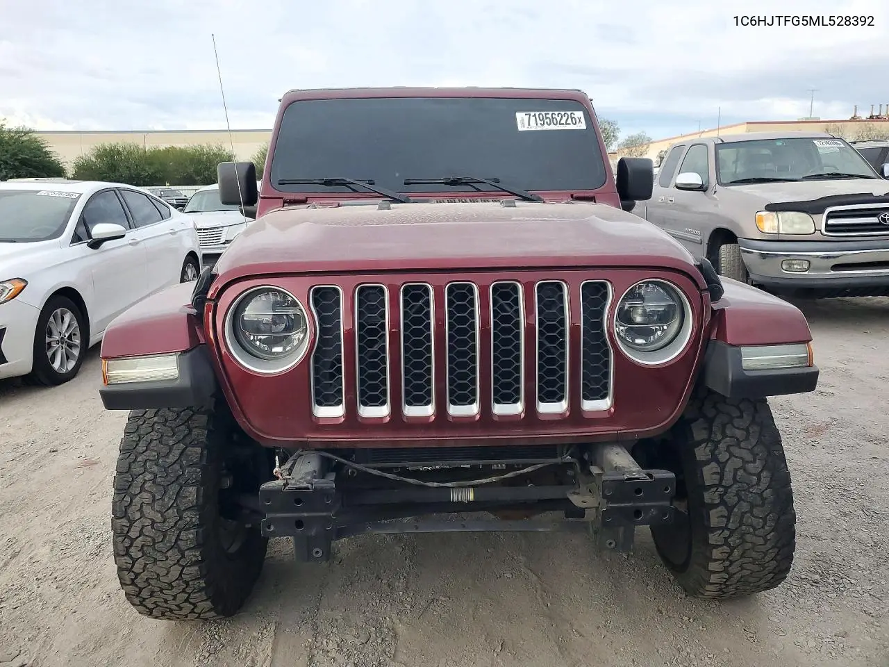 2021 JEEP GLADIATOR VIN 1C6HJTFG5ML528392 — фото 5