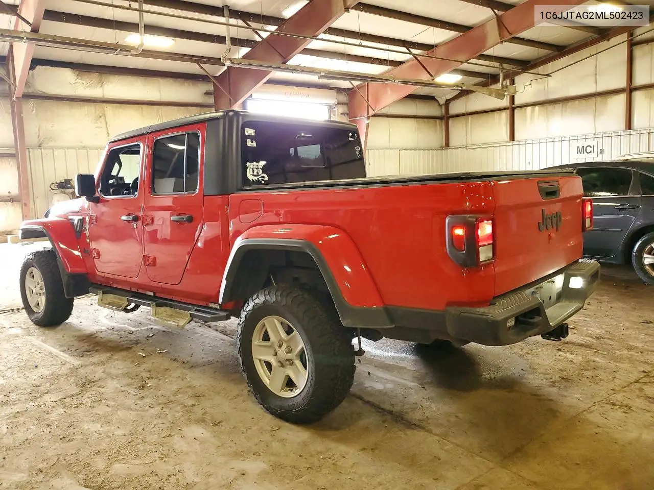 2021 JEEP GLADIATOR VIN 1C6JJTAG2ML502423 — фото 2