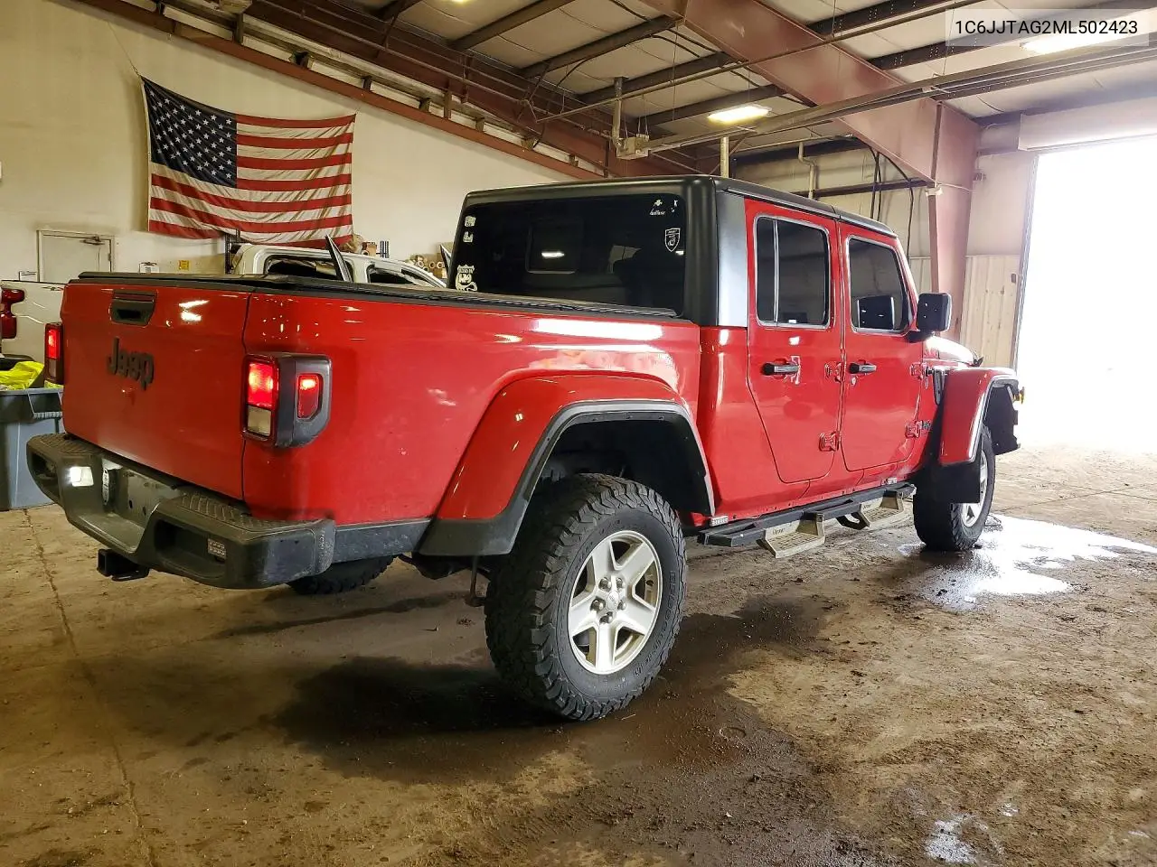 2021 JEEP GLADIATOR VIN 1C6JJTAG2ML502423 — фото 3