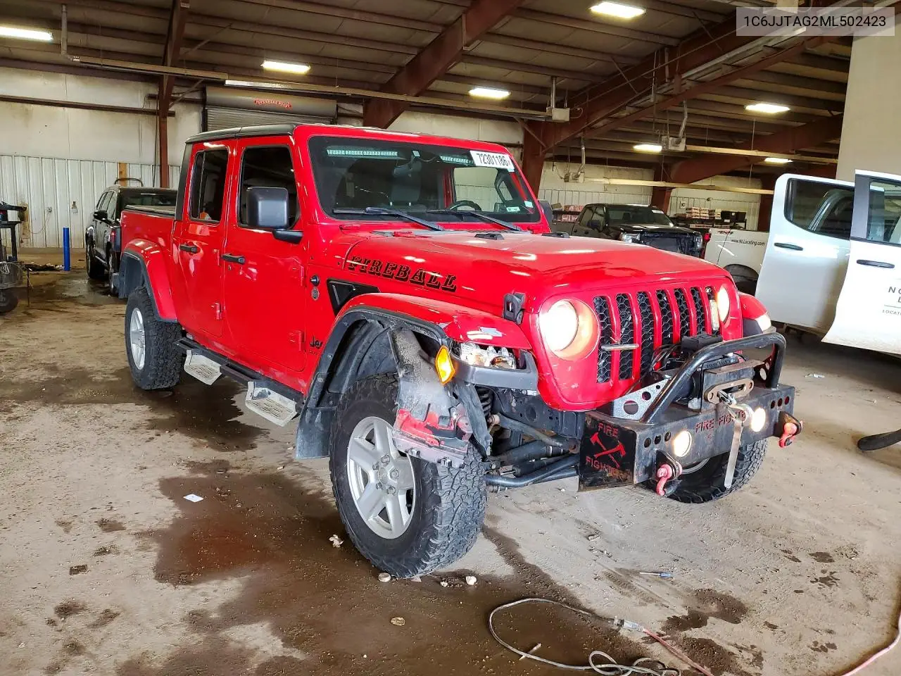2021 JEEP GLADIATOR VIN 1C6JJTAG2ML502423 — фото 4