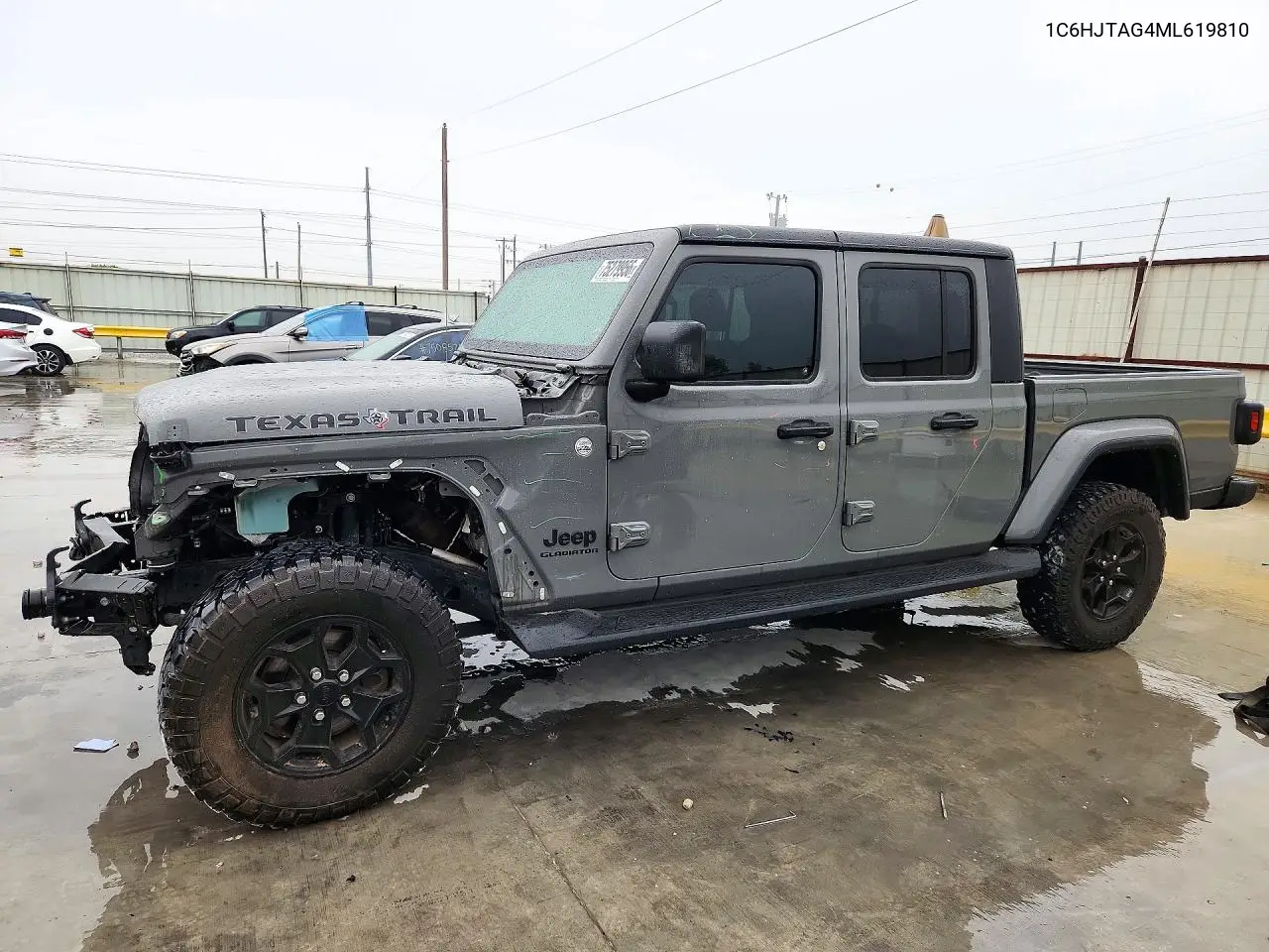 JEEP GLADIATOR 2021, VIN 1C6HJTAG4ML619810
