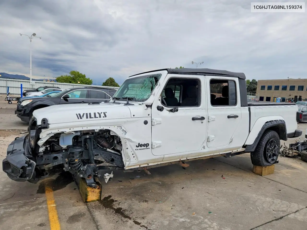 JEEP GLADIATOR 2022, VIN 1C6HJTAG8NL159374