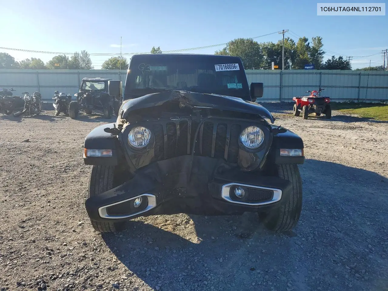 2022 JEEP GLADIATOR VIN 1C6HJTAG4NL112701 — фото 5