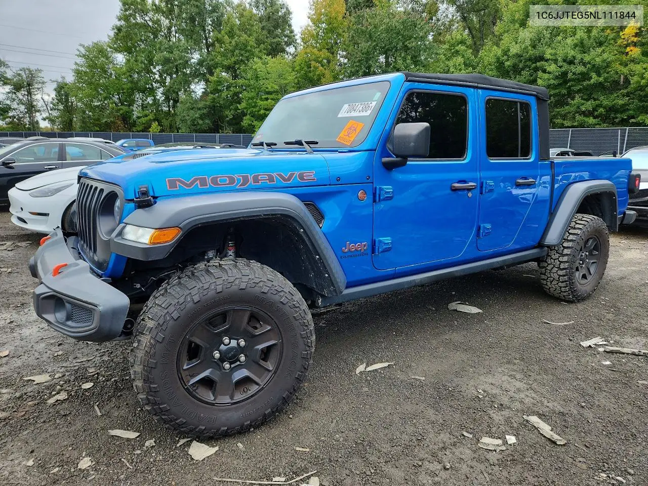 JEEP GLADIATOR 2022, VIN 1C6JJTEG5NL111844