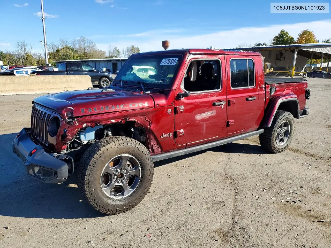 JEEP GLADIATOR 2022, VIN 1C6JJTBG0NL101923