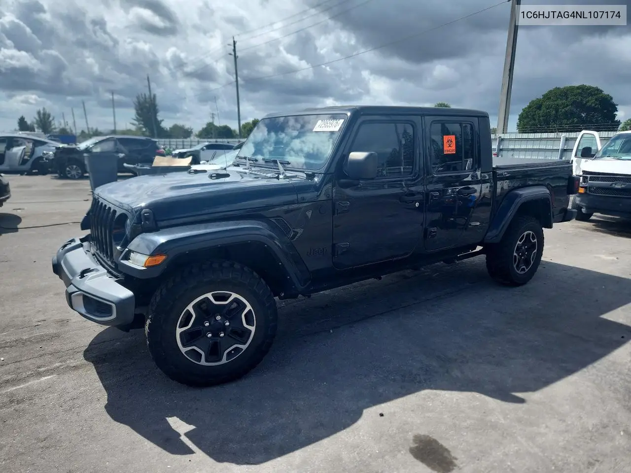 JEEP GLADIATOR 2022, VIN 1C6HJTAG4NL107174