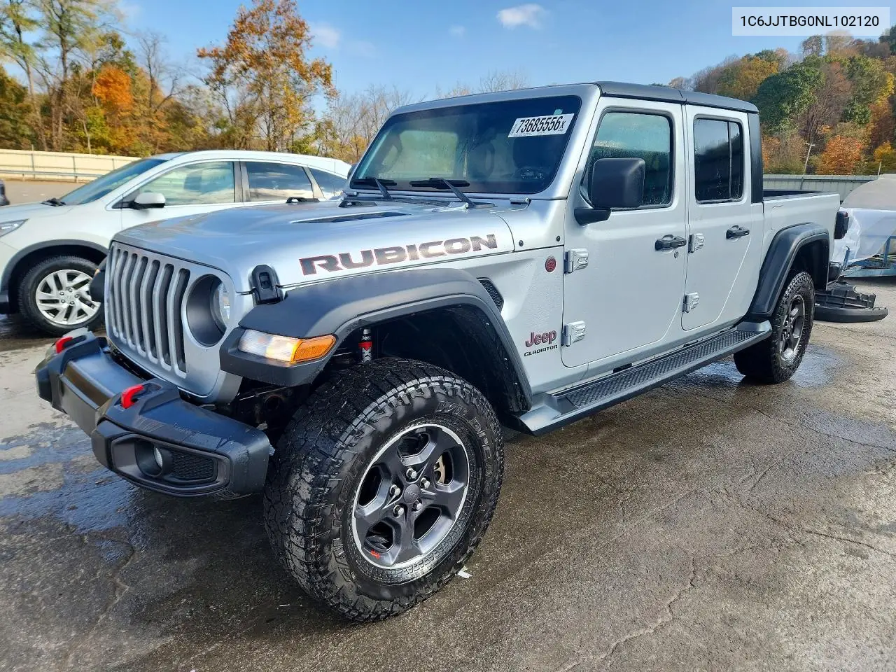 JEEP GLADIATOR 2022, VIN 1C6JJTBG0NL102120