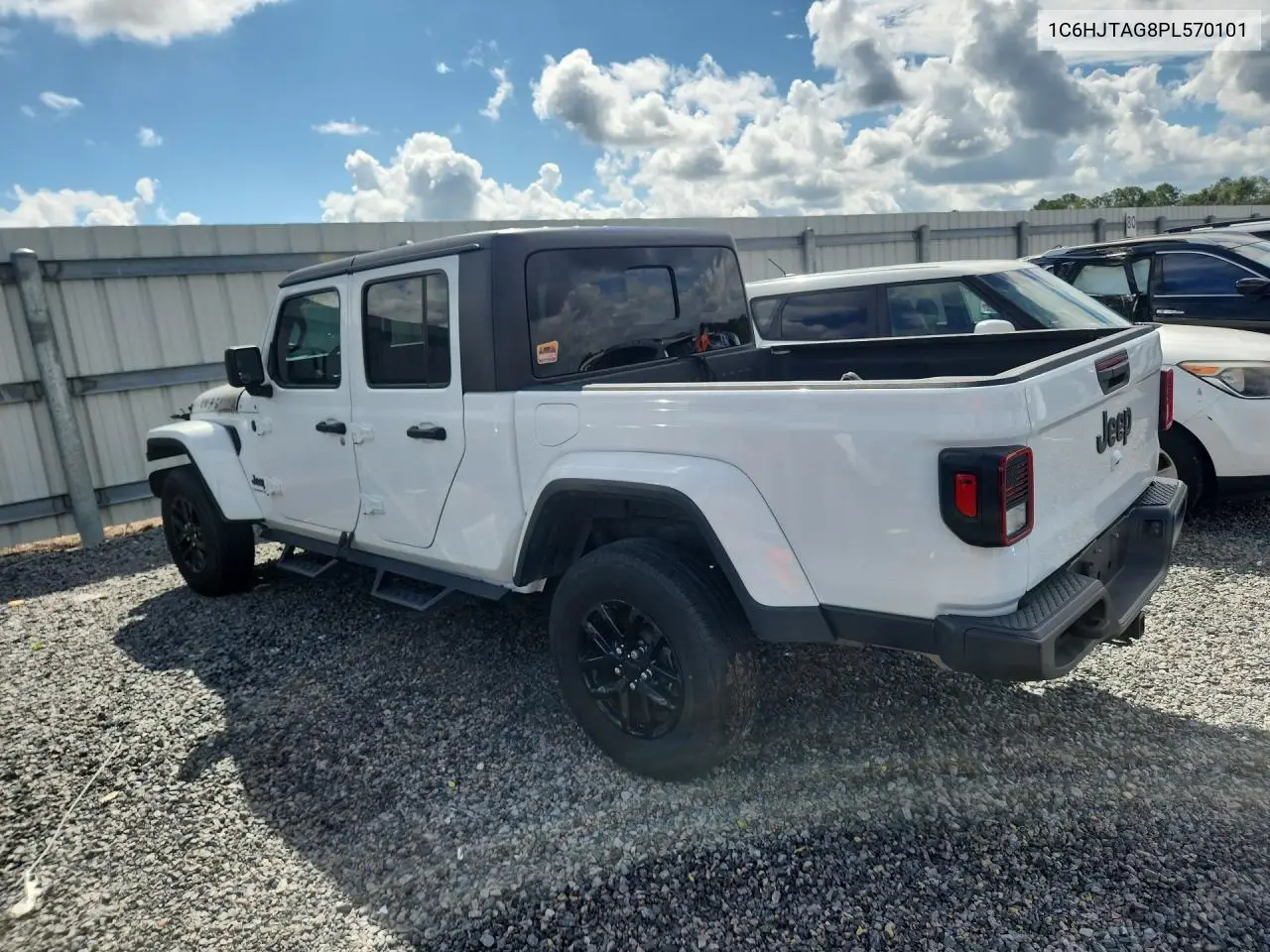 2023 JEEP GLADIATOR VIN 1C6HJTAG8PL570101 — фото 2