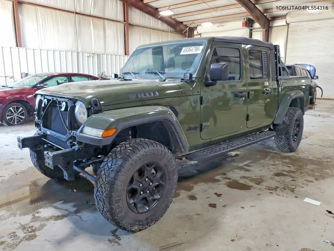 JEEP GLADIATOR 2023, VIN 1C6HJTAG4PL554316
