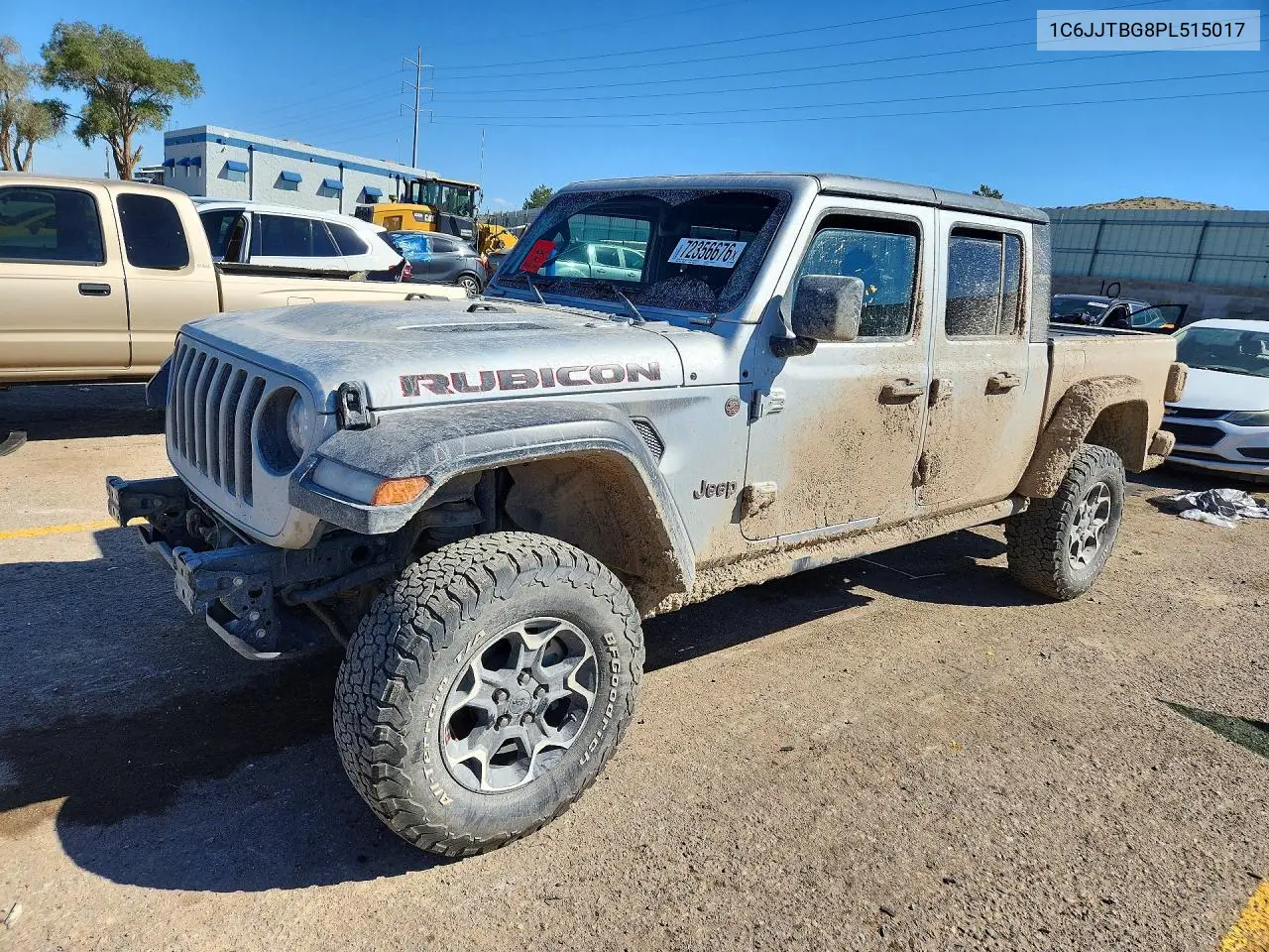 JEEP GLADIATOR 2023, VIN 1C6JJTBG8PL515017