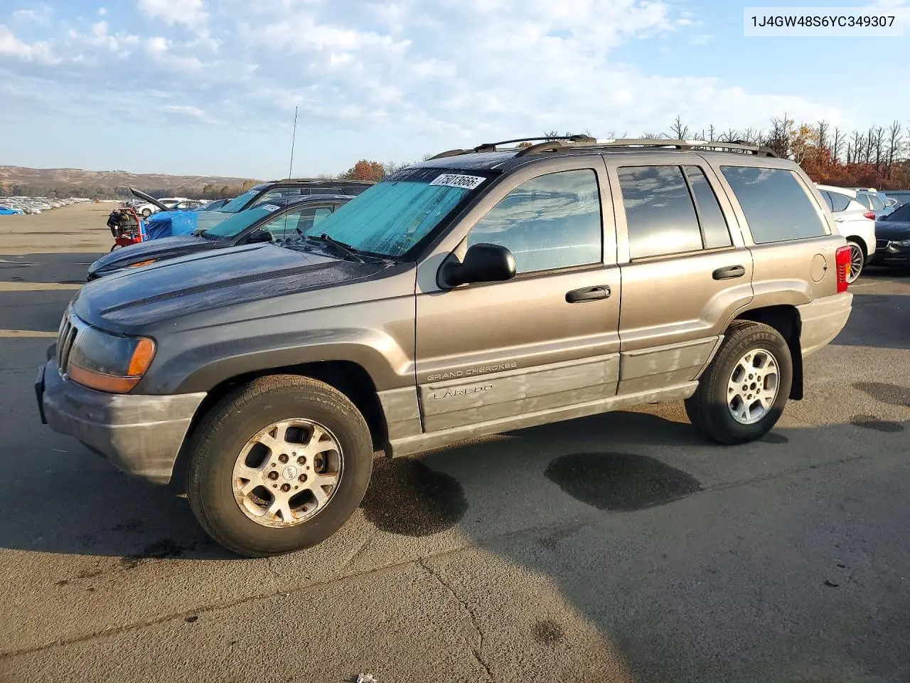 JEEP GRAND CHEROKEE 2000, VIN 1J4GW48S6YC349307