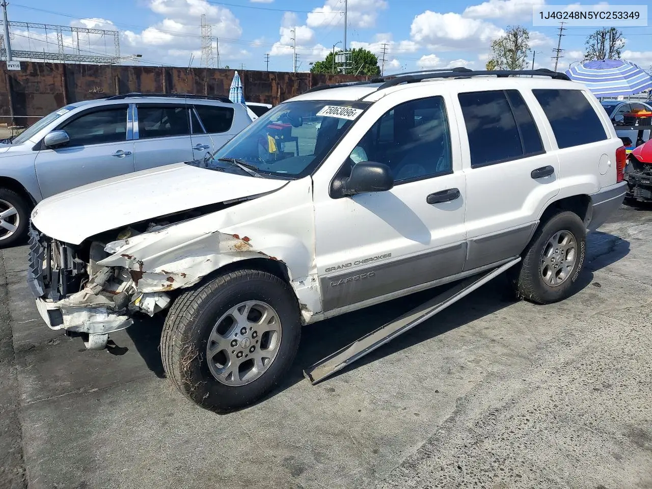 JEEP GRAND CHEROKEE 2000, VIN 1J4G248N5YC253349