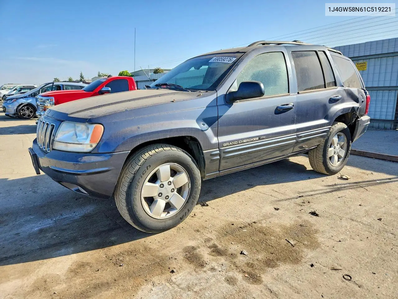 JEEP GRAND CHEROKEE 2001, VIN 1J4GW58N61C519221