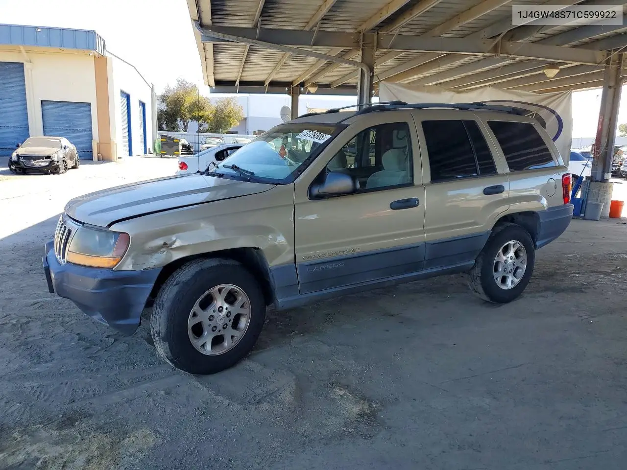 JEEP GRAND CHEROKEE 2001, VIN 1J4GW48S71C599922