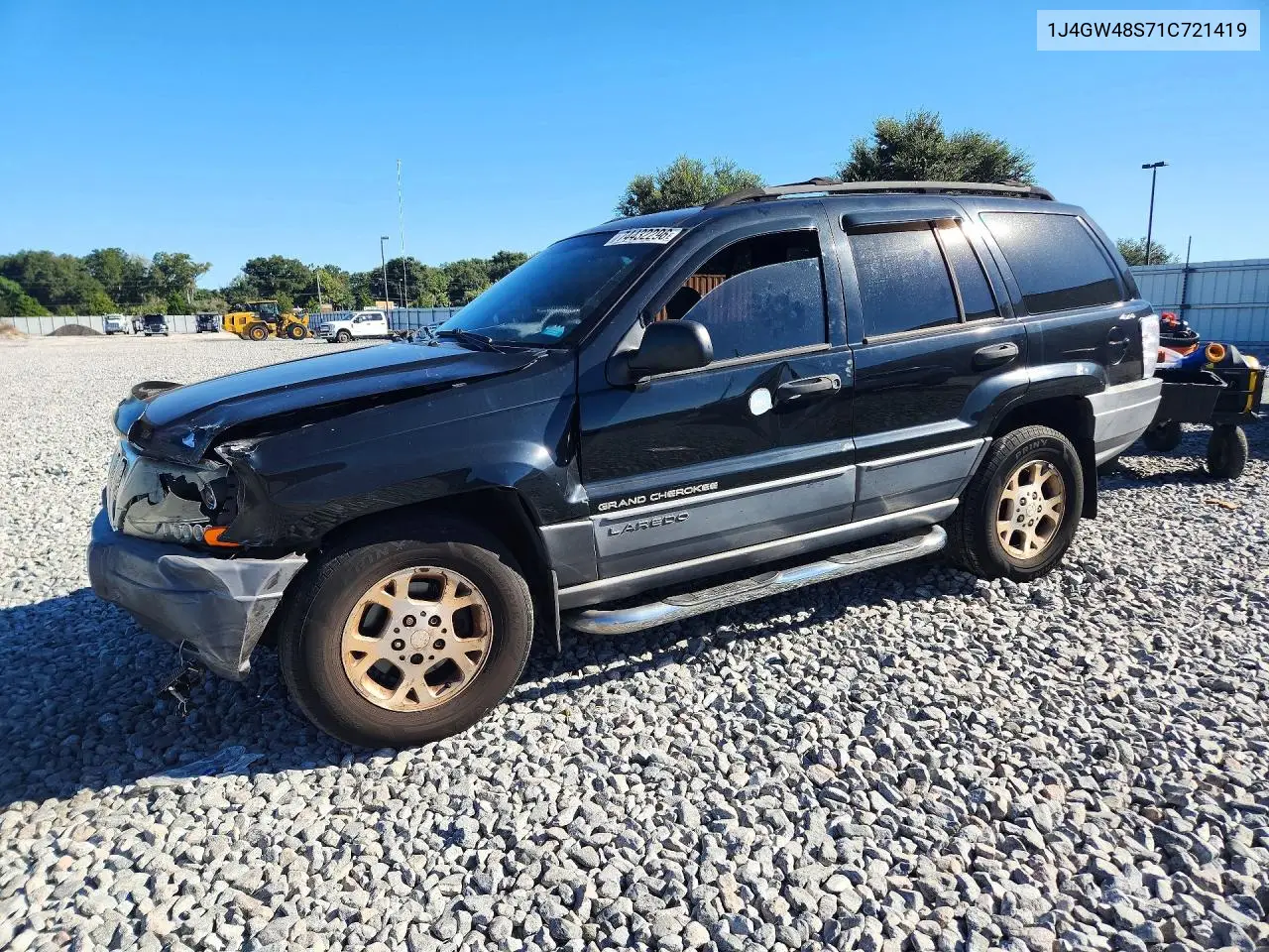 JEEP GRAND CHEROKEE 2001, VIN 1J4GW48S71C721419