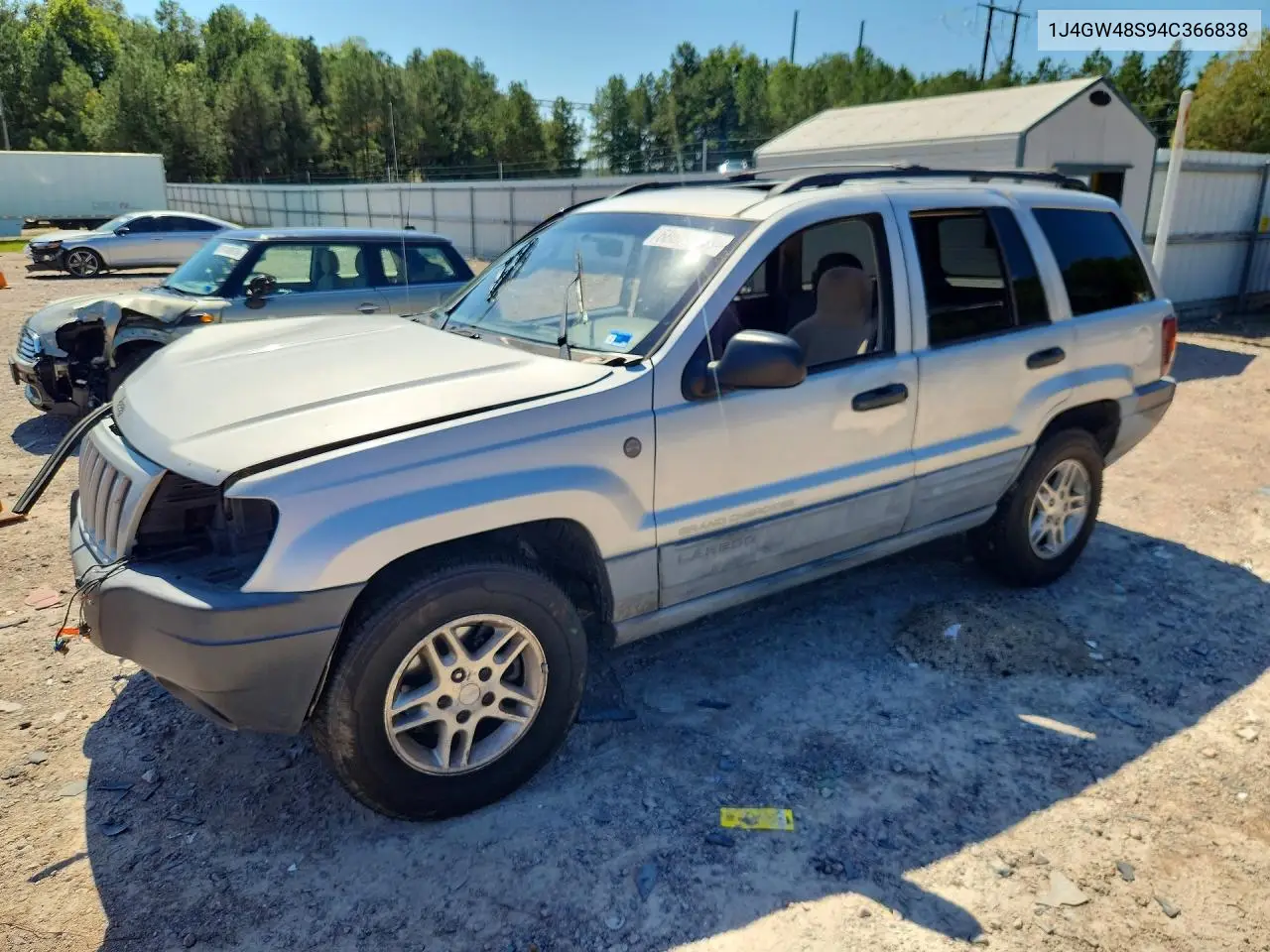 JEEP GRAND CHEROKEE 2004, VIN 1J4GW48S94C366838