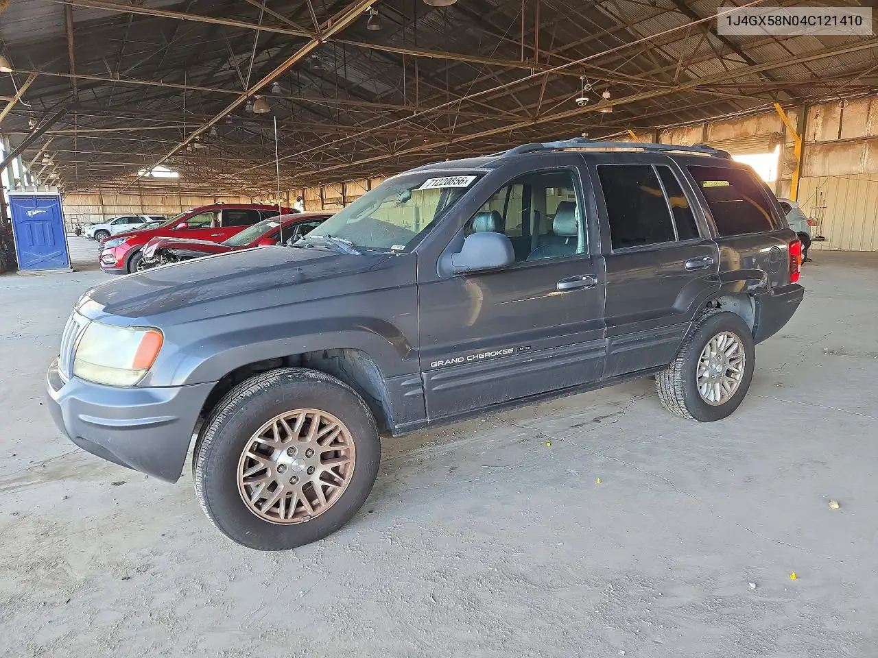 JEEP GRAND CHEROKEE 2004, VIN 1J4GX58N04C121410