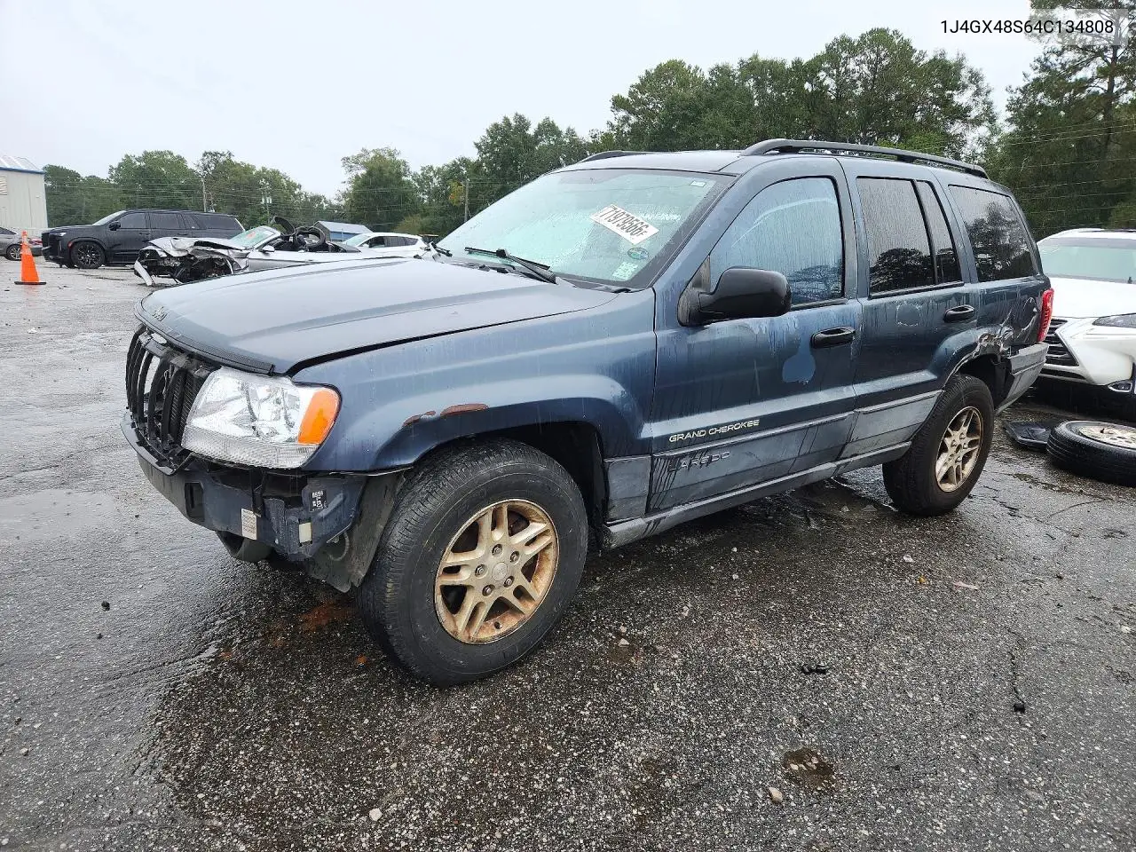JEEP GRAND CHEROKEE 2004, VIN 1J4GX48S64C134808