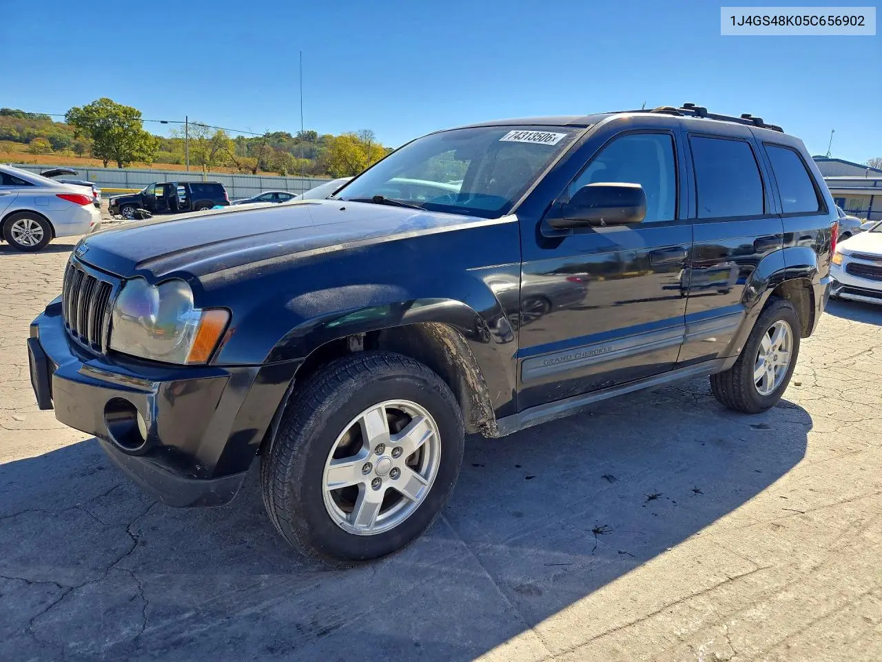 JEEP GRAND CHEROKEE 2005, VIN 1J4GS48K05C656902