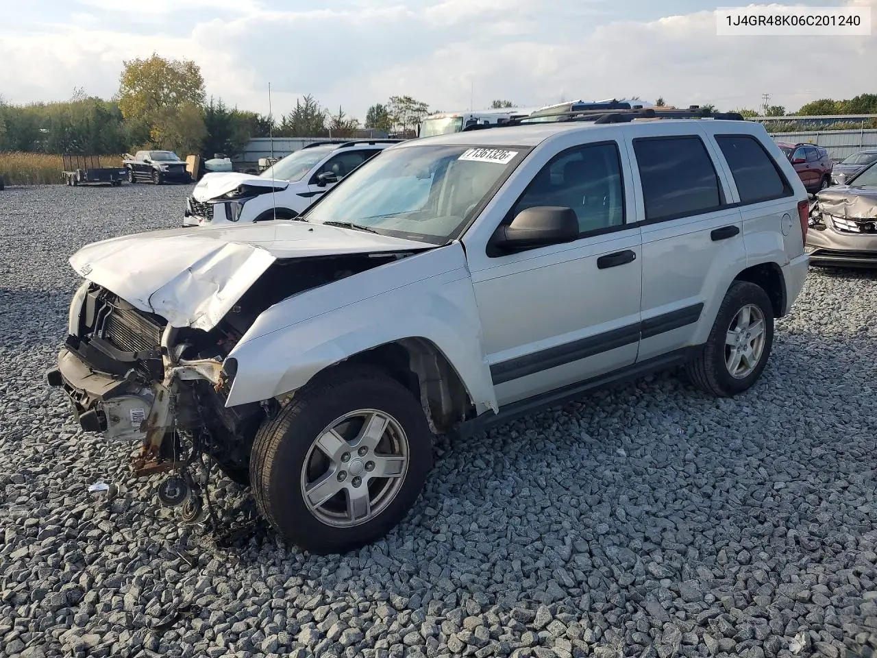 JEEP GRAND CHEROKEE 2006, VIN 1J4GR48K06C201240