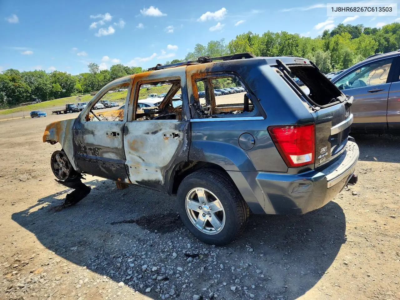 2007 JEEP GRAND CHEROKEE VIN 1J8HR68267C613503 — фото 2