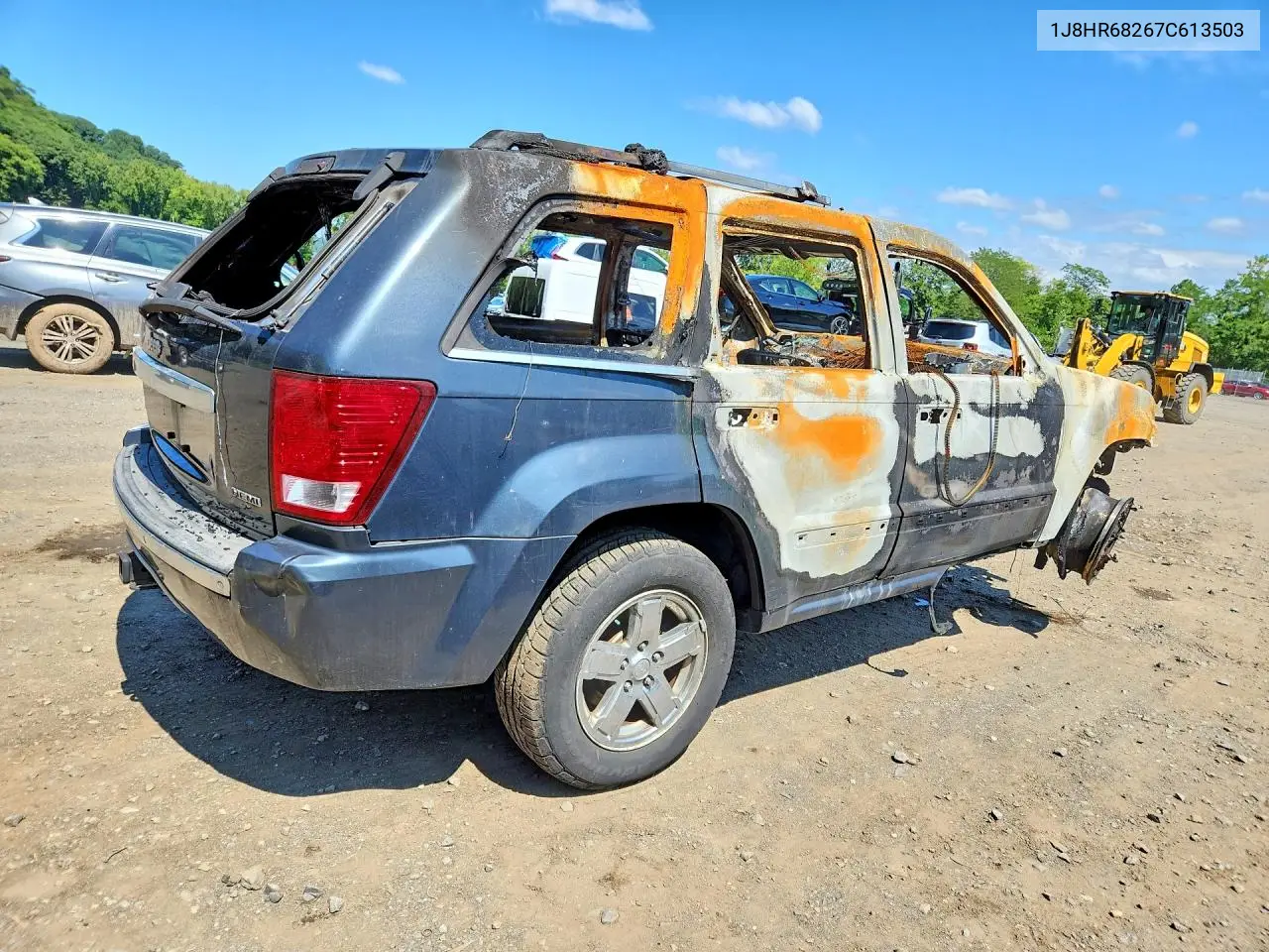 2007 JEEP GRAND CHEROKEE VIN 1J8HR68267C613503 — фото 3