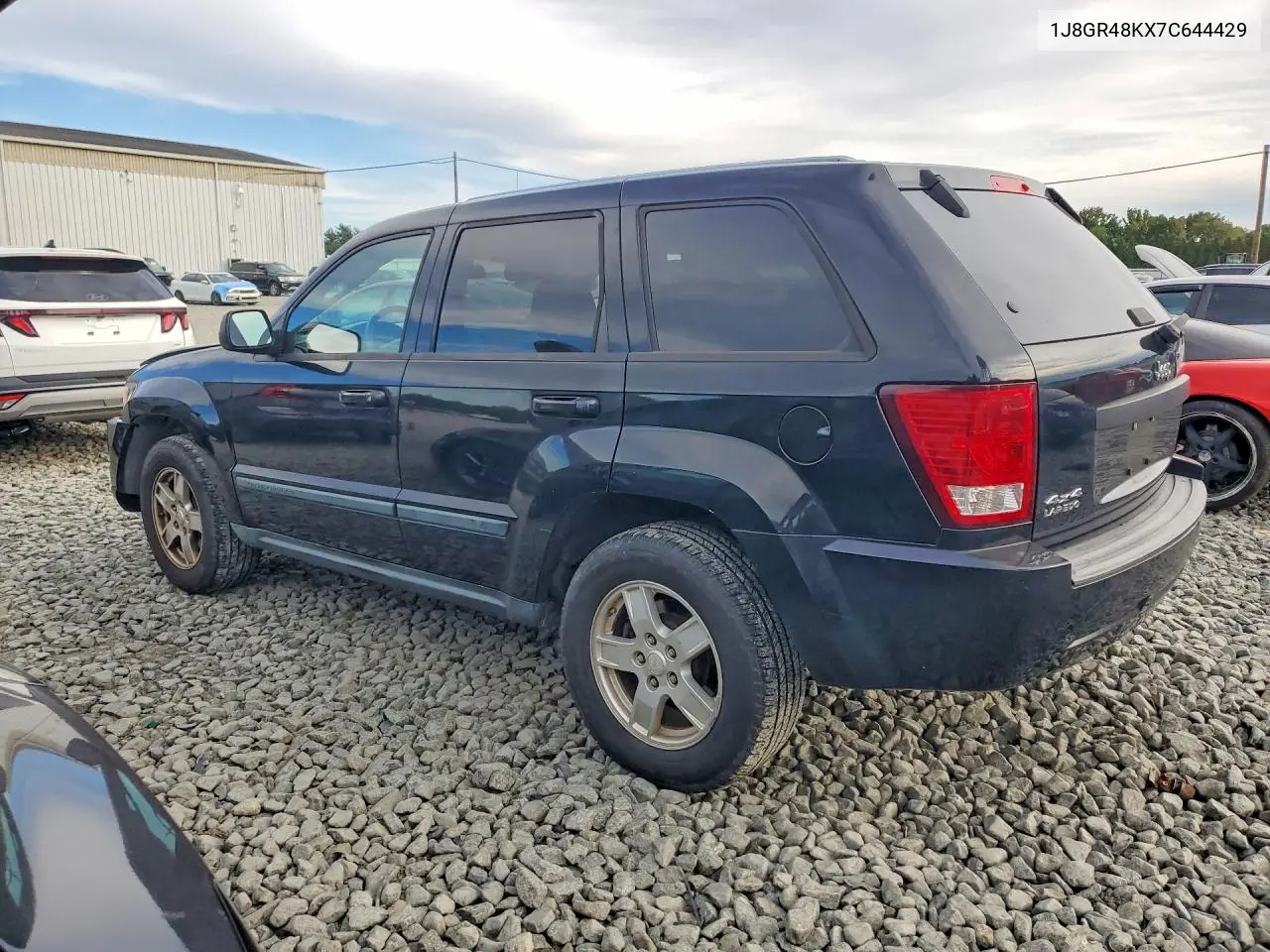 2007 JEEP GRAND CHEROKEE VIN 1J8GR48KX7C644429 — фото 2