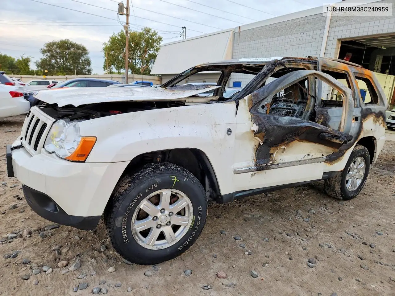 JEEP GRAND CHEROKEE 2008, VIN 1J8HR48M38C240959