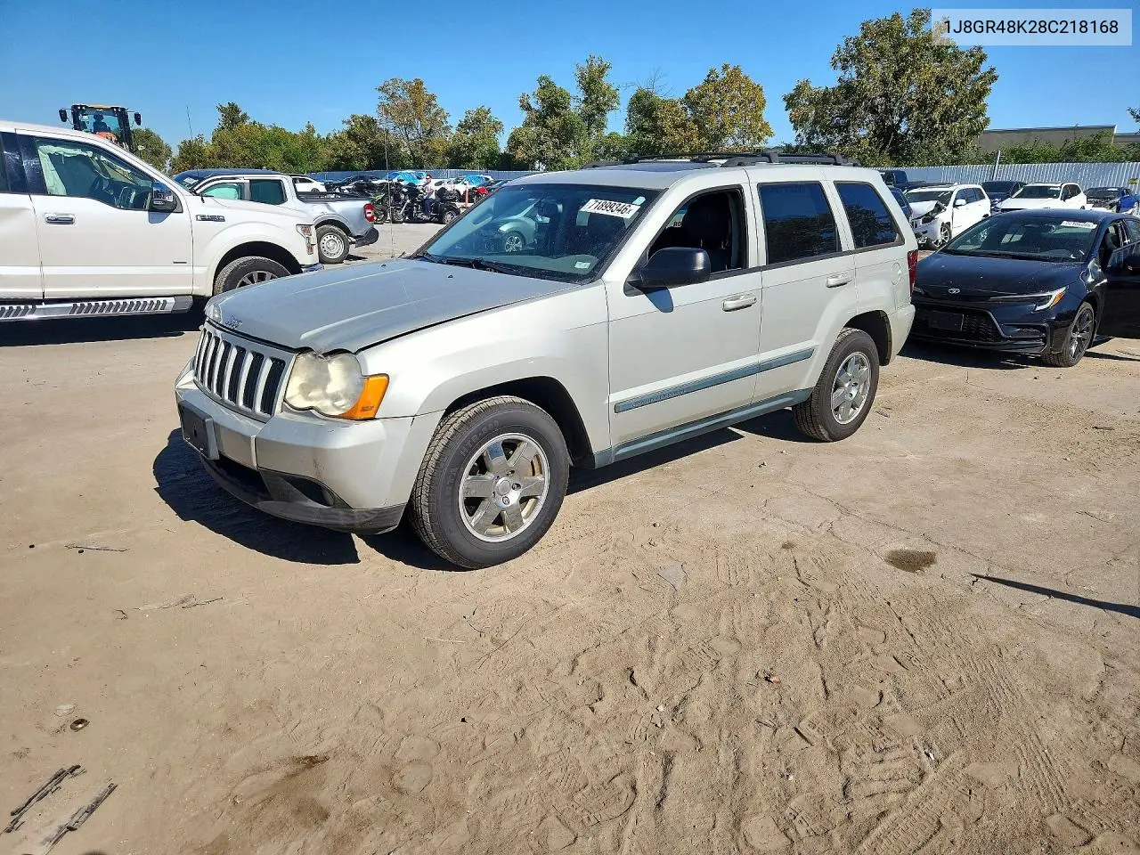 JEEP GRAND CHEROKEE 2008, VIN 1J8GR48K28C218168