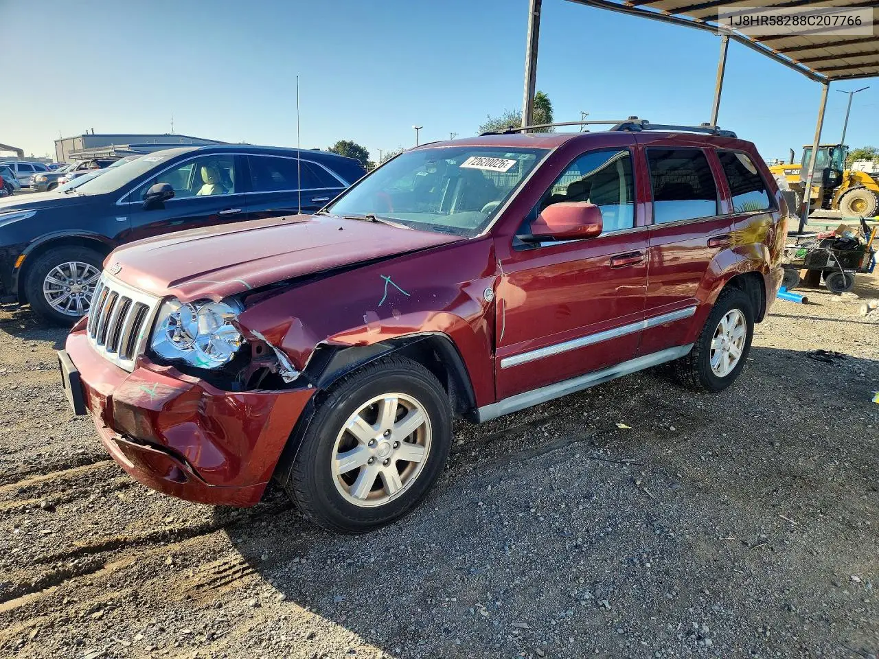 JEEP GRAND CHEROKEE 2008, VIN 1J8HR58288C207766